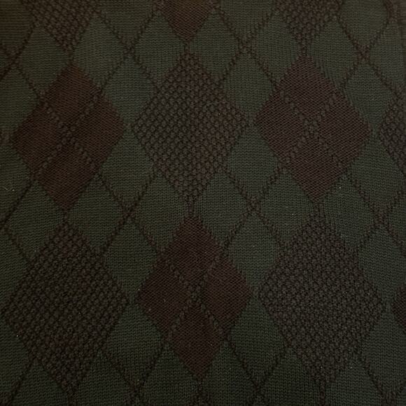 Vintage Sansabelt Sport Wool Sweater Vest Mens XL Green Navy Academia Preppy - Picture 6 of 9